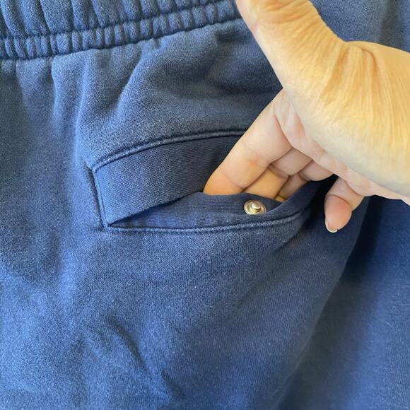 Nike Men Sweatpants Jogger Blue Athletic Active Outdoor Hiking Pants Y2K Logo XL - Picture 11 of 11